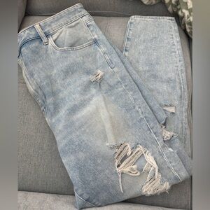 American Eagle skinny Super High Rise Light Blue Jeans